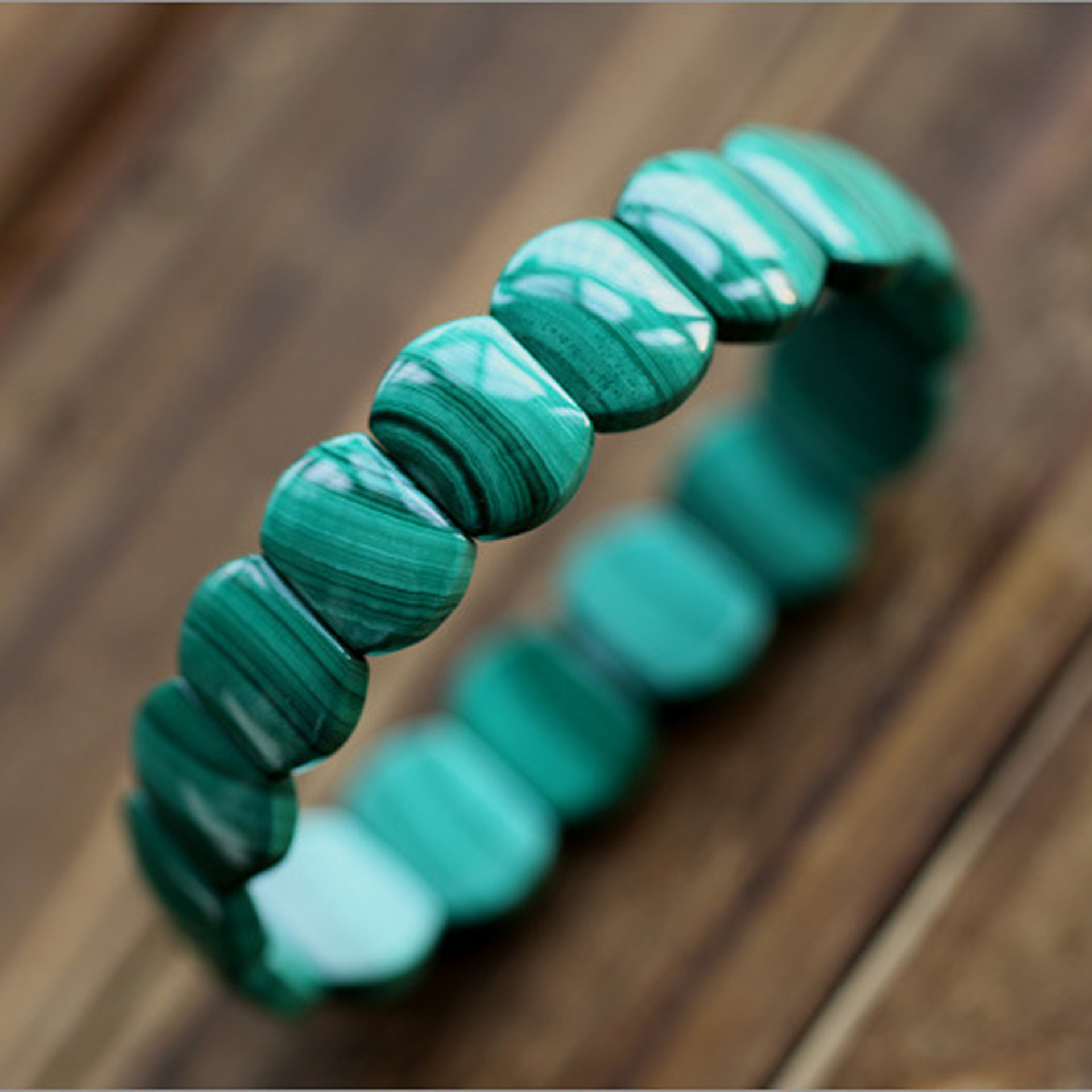 Natural Malachite Hand Row 4