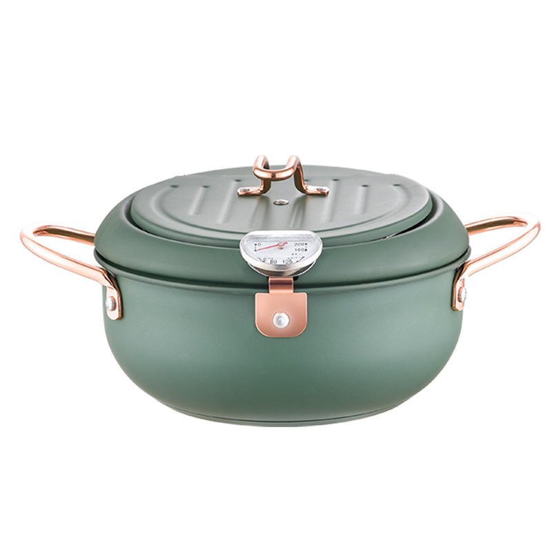 Morandi Non-Stick Fryer with Temperature Control Universal Stove Compatibility - product feature