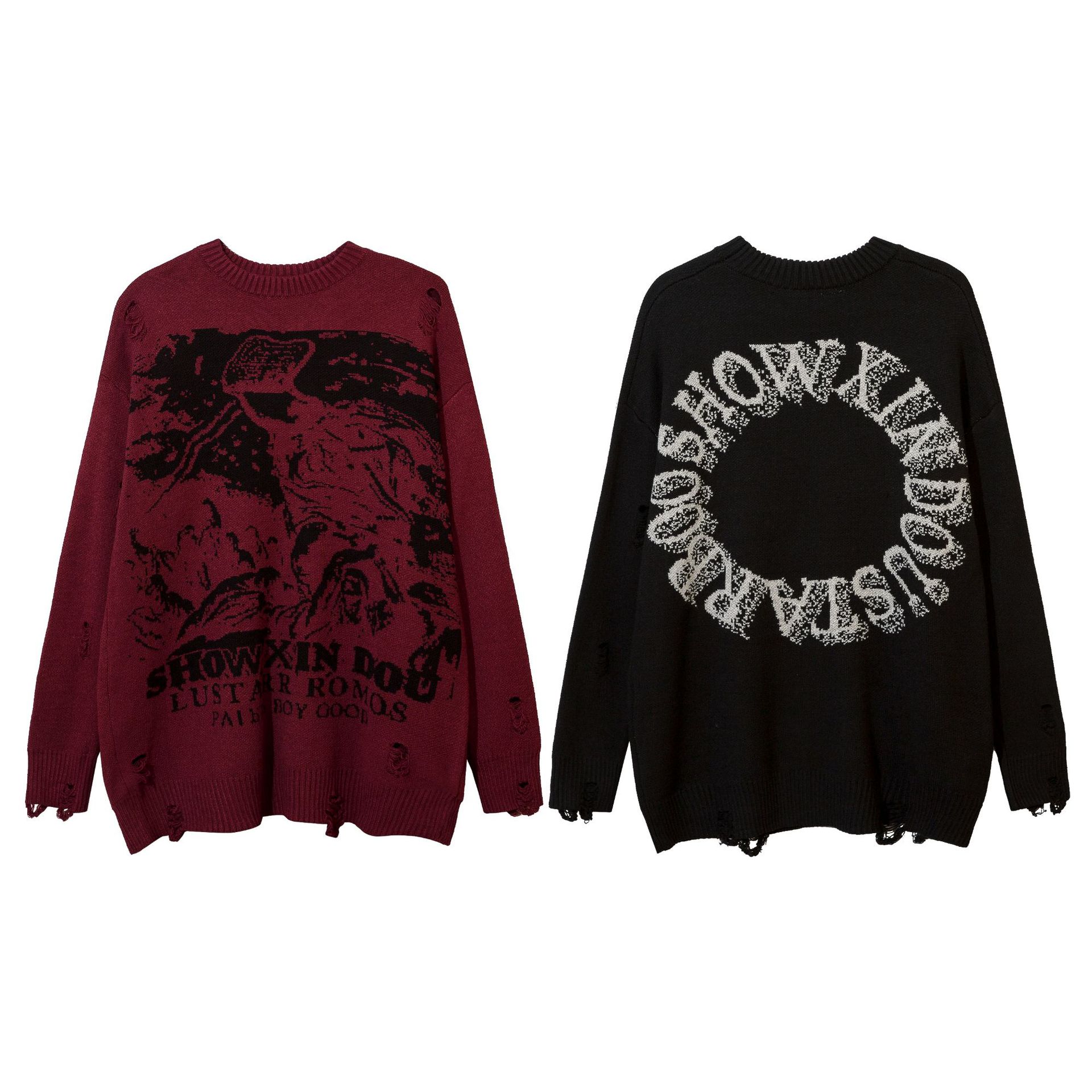 Ripped Sweater Image 4
