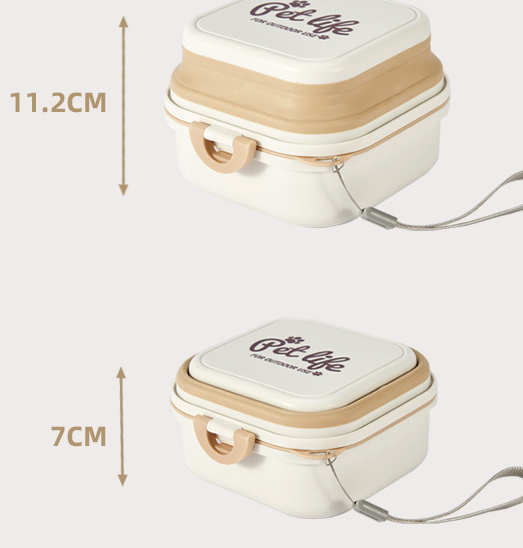 Dog Outdoor Folding Bowl Khaki