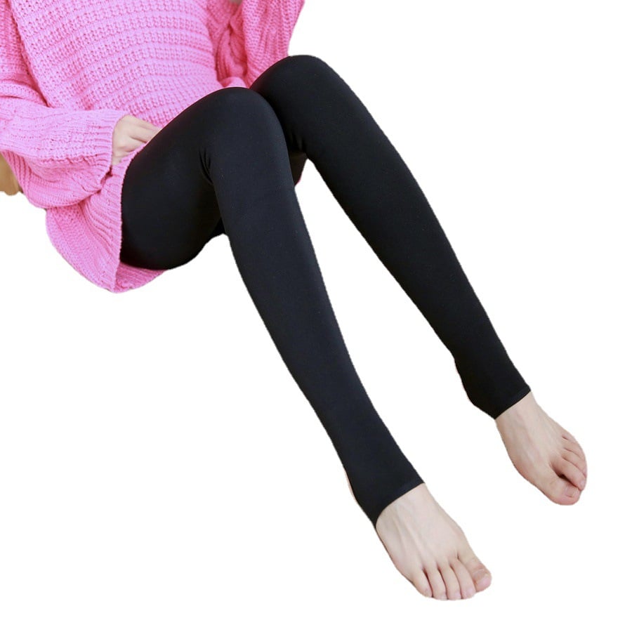 Women's Fashion Thickened Velvet Padded Leggings Autumn And Winter