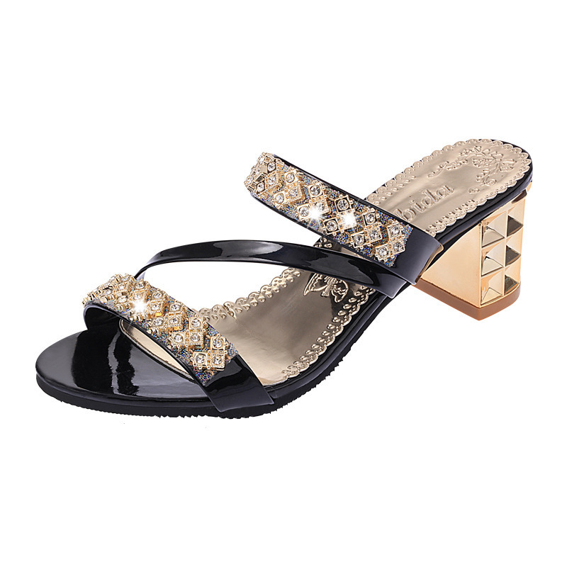 Women's Peep Toe Sandals - Image 1