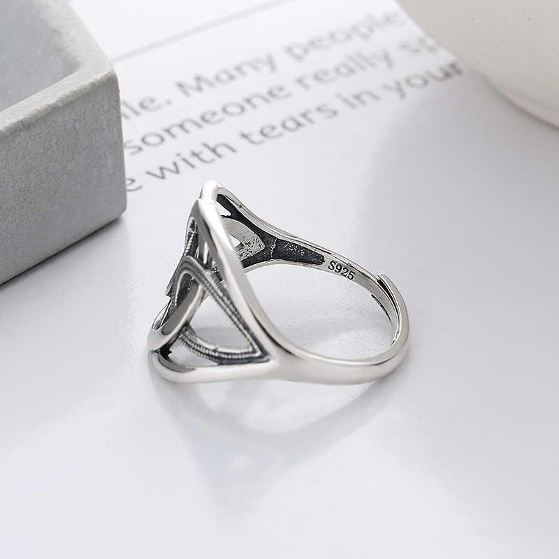 Sterling Silver Retro Ring 3