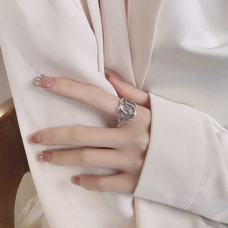 Sterling Silver Retro Ring 5
