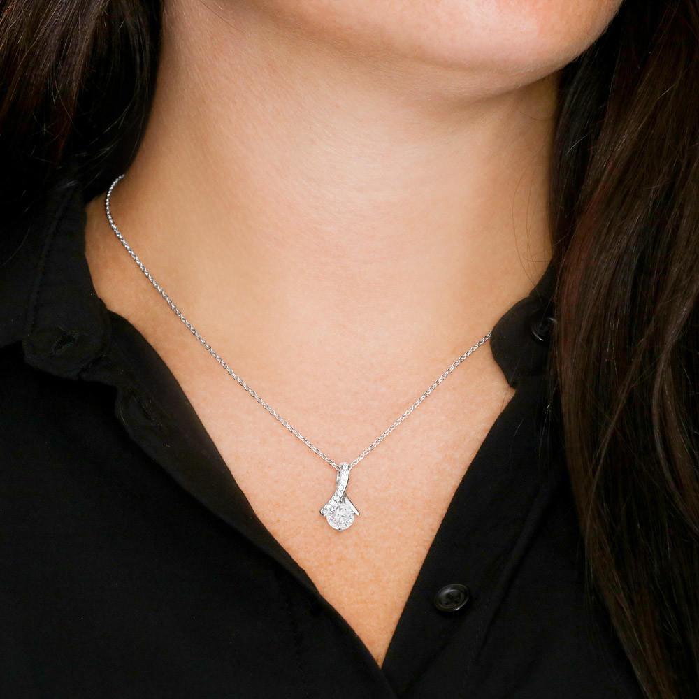 Zircon Pendant Necklace
