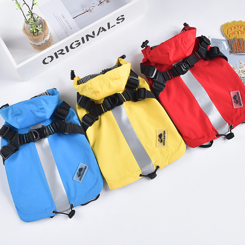Yellow Waterproof Windbreaker