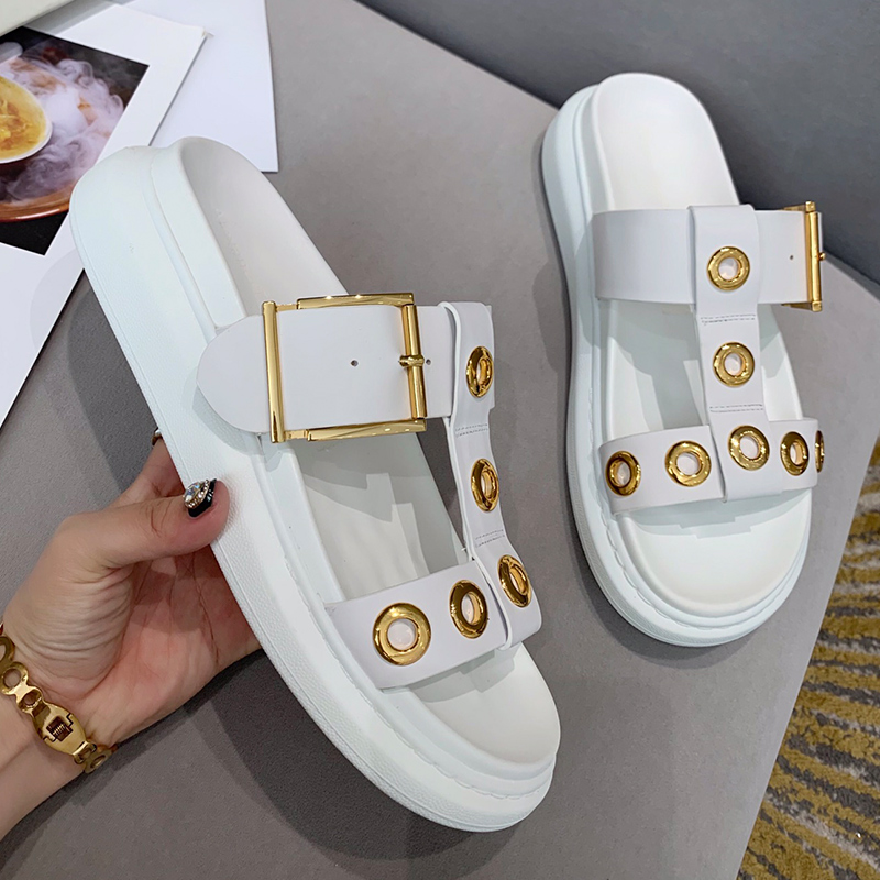 Leather Platform Shoes 5