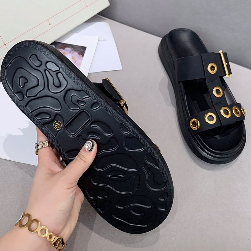 Leather Platform Shoes 6