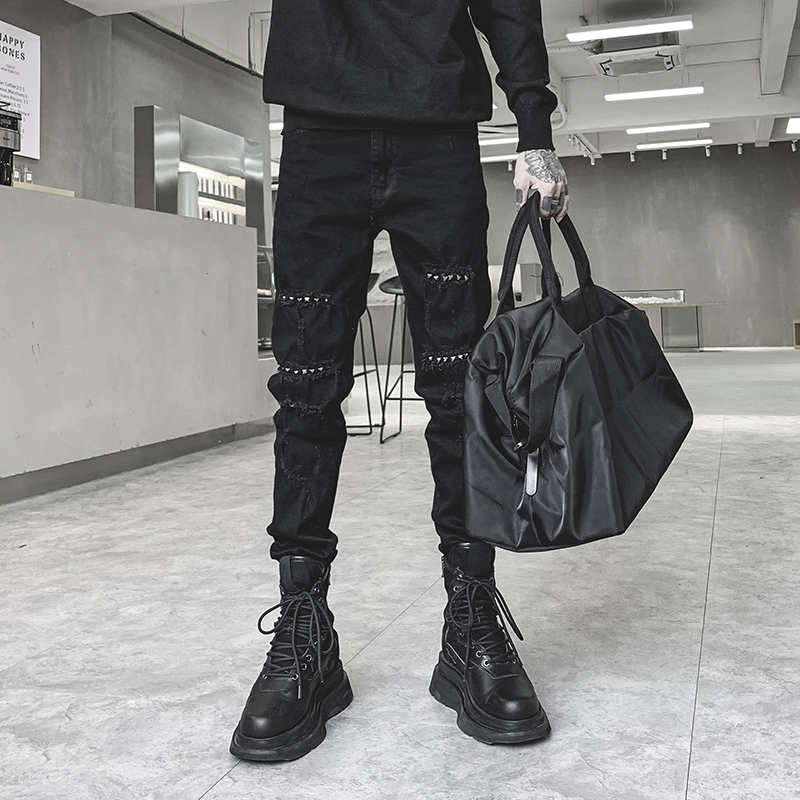 Rivet Cut Trousers Image 3