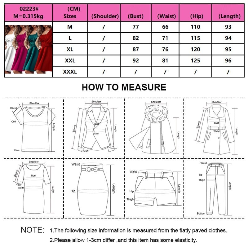 Summer New Women's Color Commuter Tube Top Dress