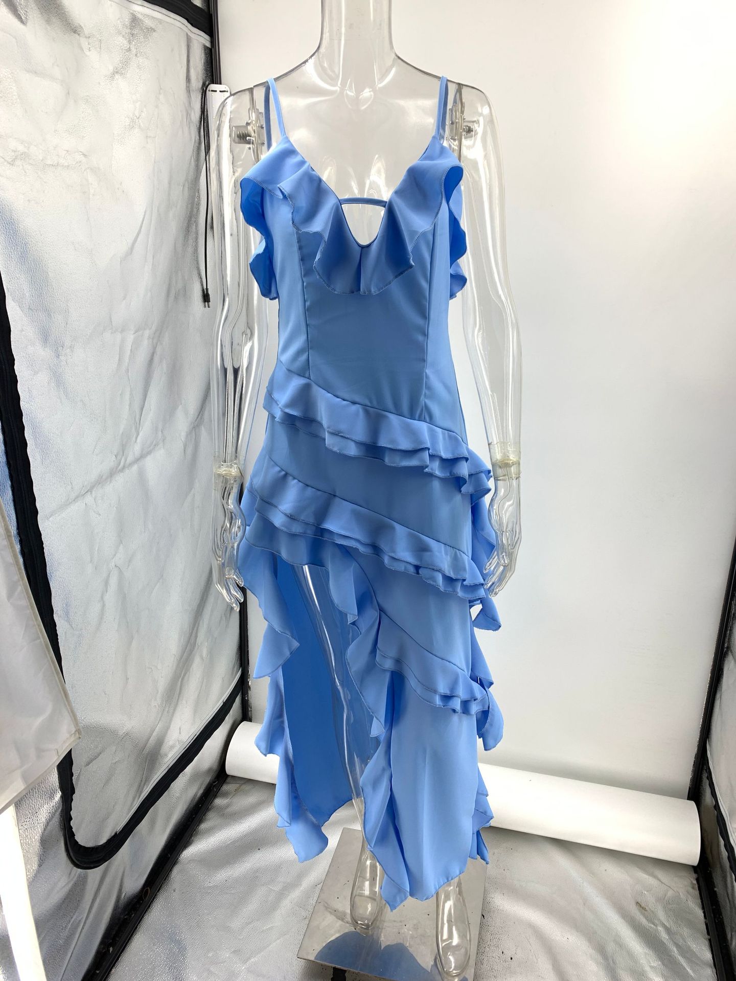 Lady Sexy Sling Dress - Model Display