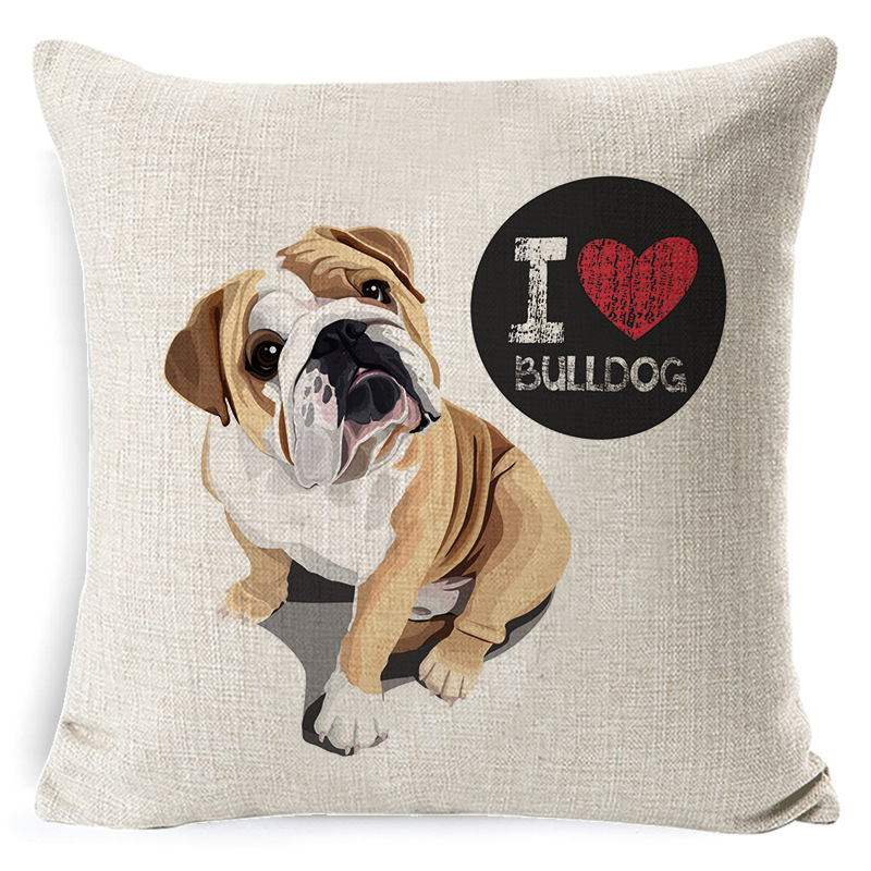 Dog Cartoon Pillow Color 11