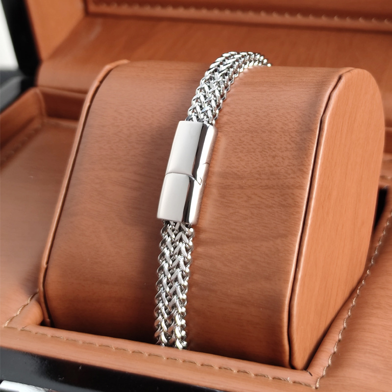 Men's Stainless Steel Bracelet Gold