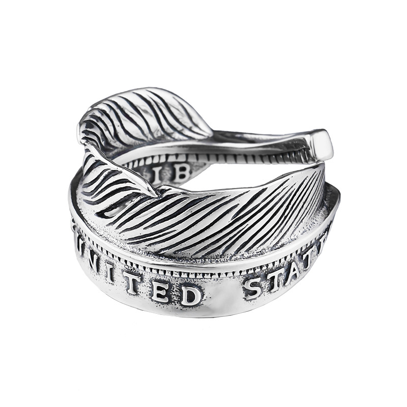 Indian Style Feather Ring 2