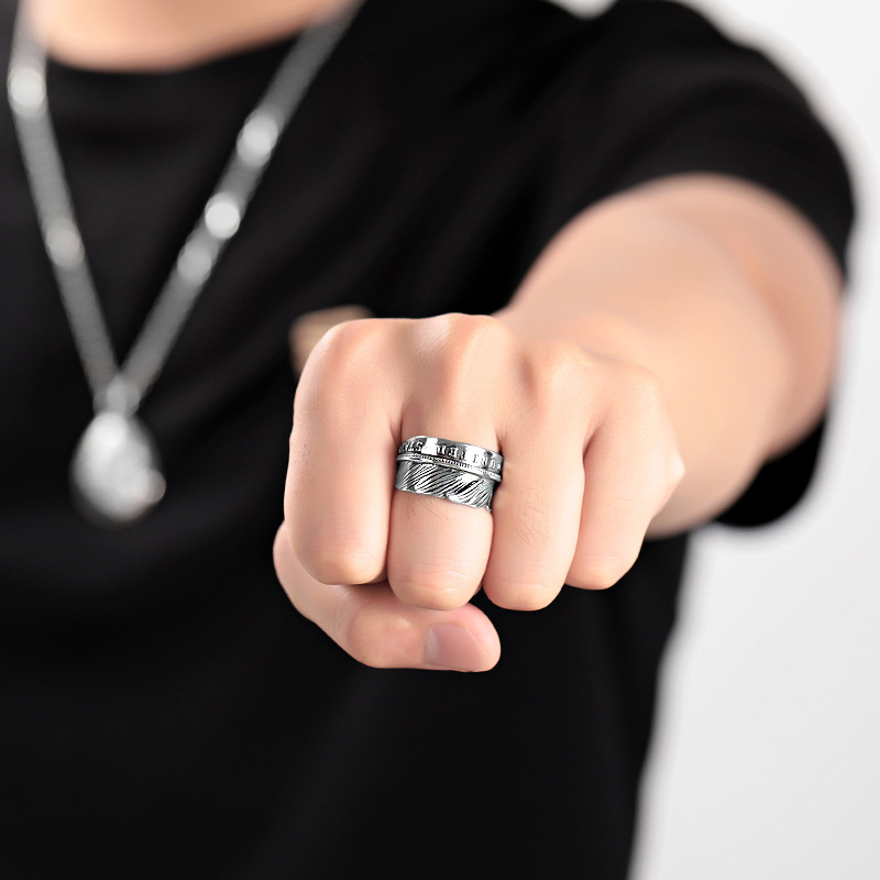 Indian Style Feather Ring 1