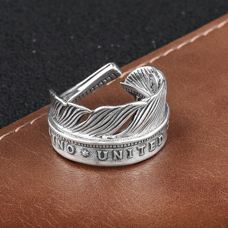 Indian Style Feather Ring 5