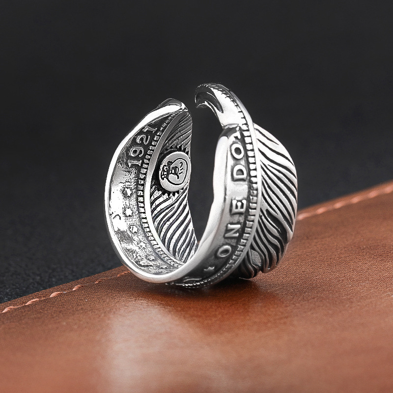 Indian Style Feather Ring 3