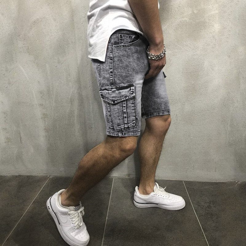 Men's Pocket Denim Shorts - Image 4