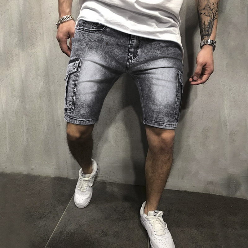 Men's Pocket Denim Shorts - Image 2