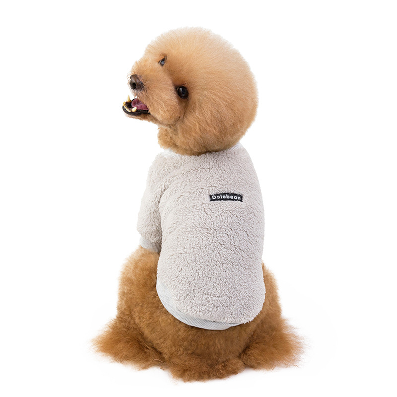 White Dog Fleece Clothes