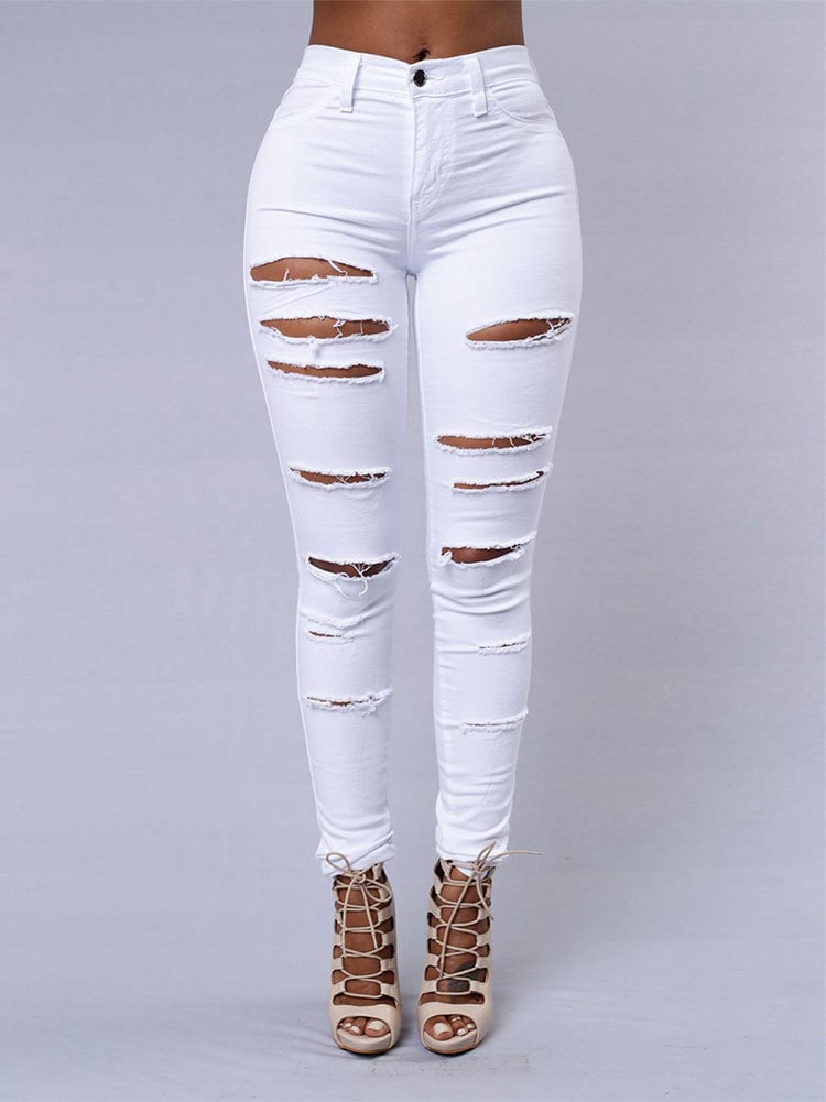 Ripped Jeans Casual Look