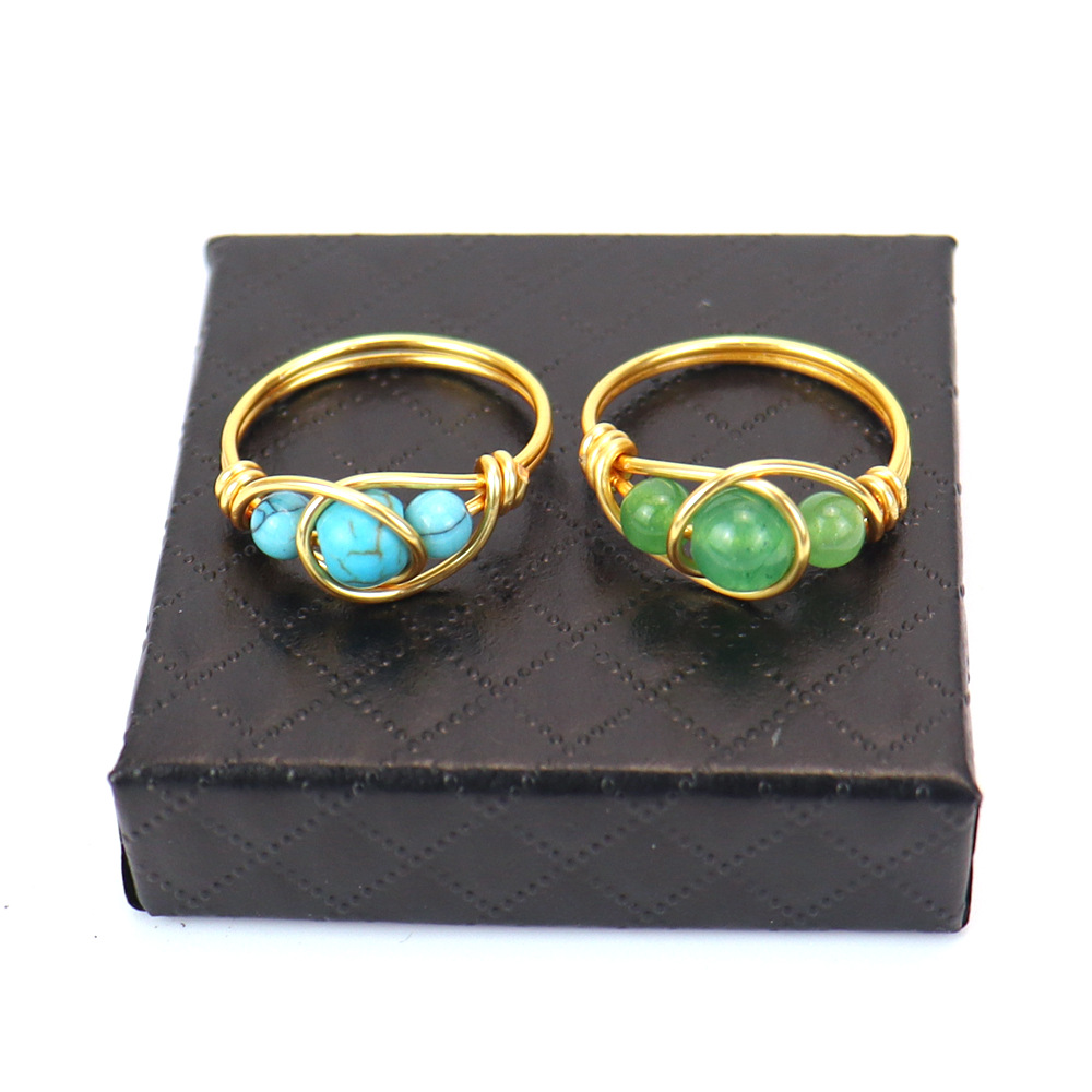 Handmade Crystal Ring 6