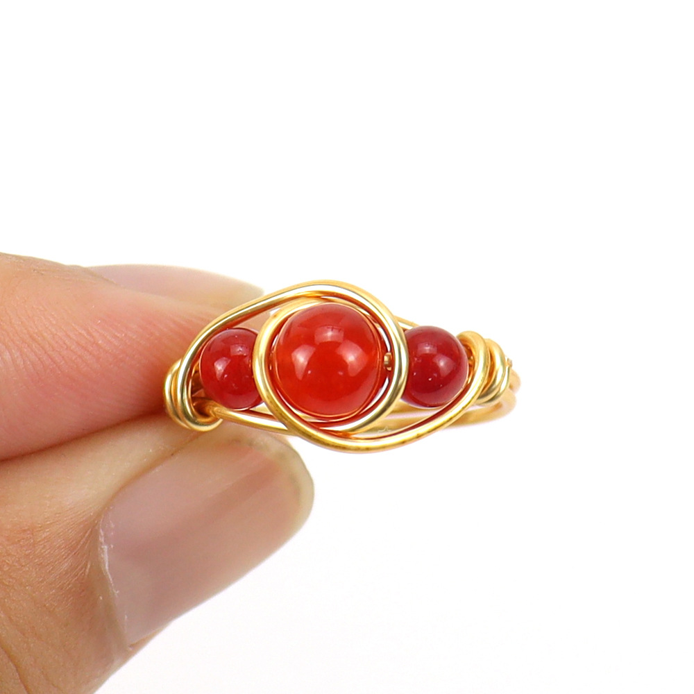 Handmade Crystal Ring 7