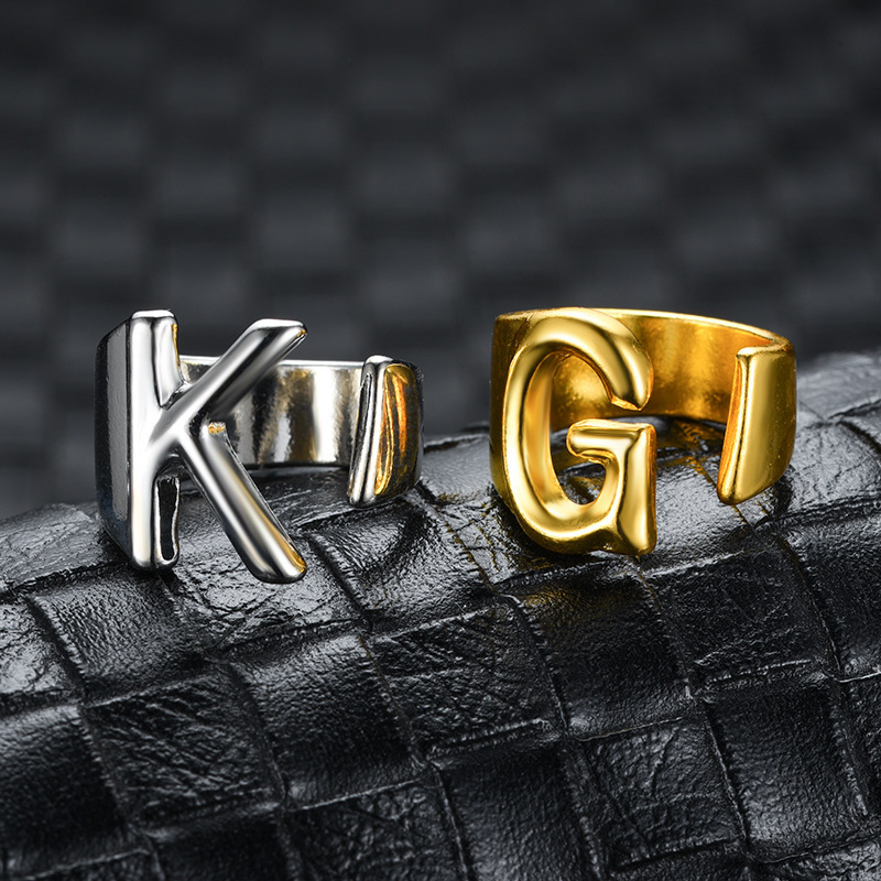 Letter Ring 4