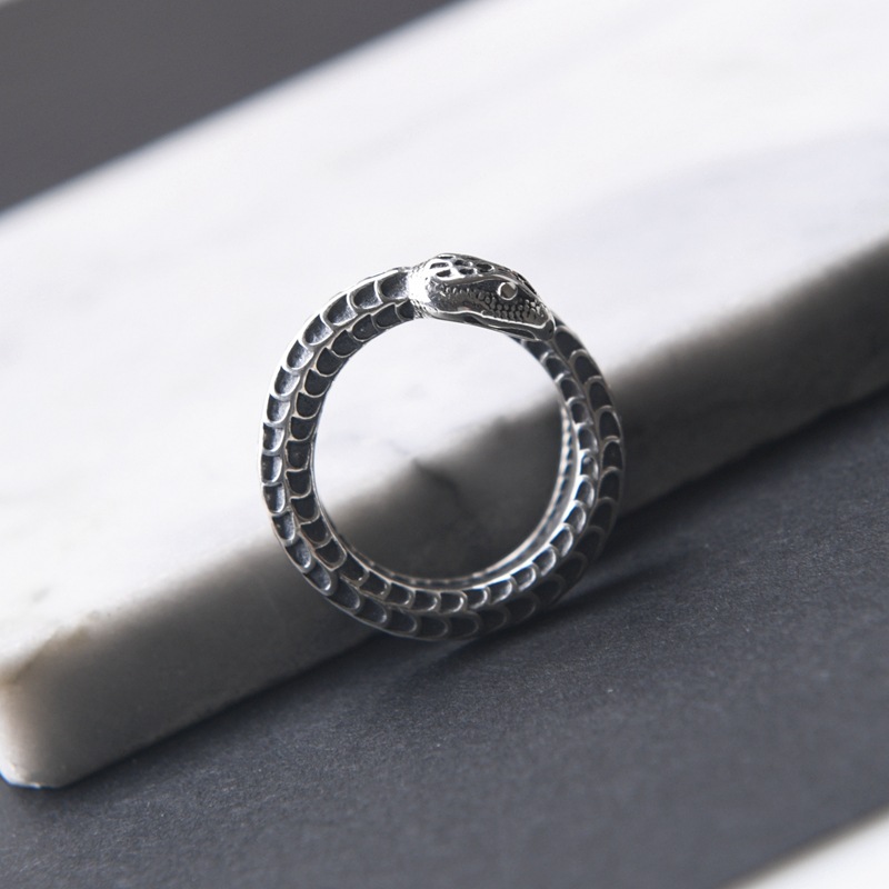 Silver Snake Ring 2