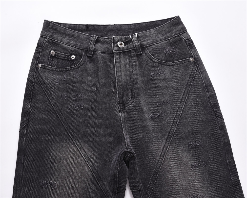 Worn Looking Washed-out Jeans