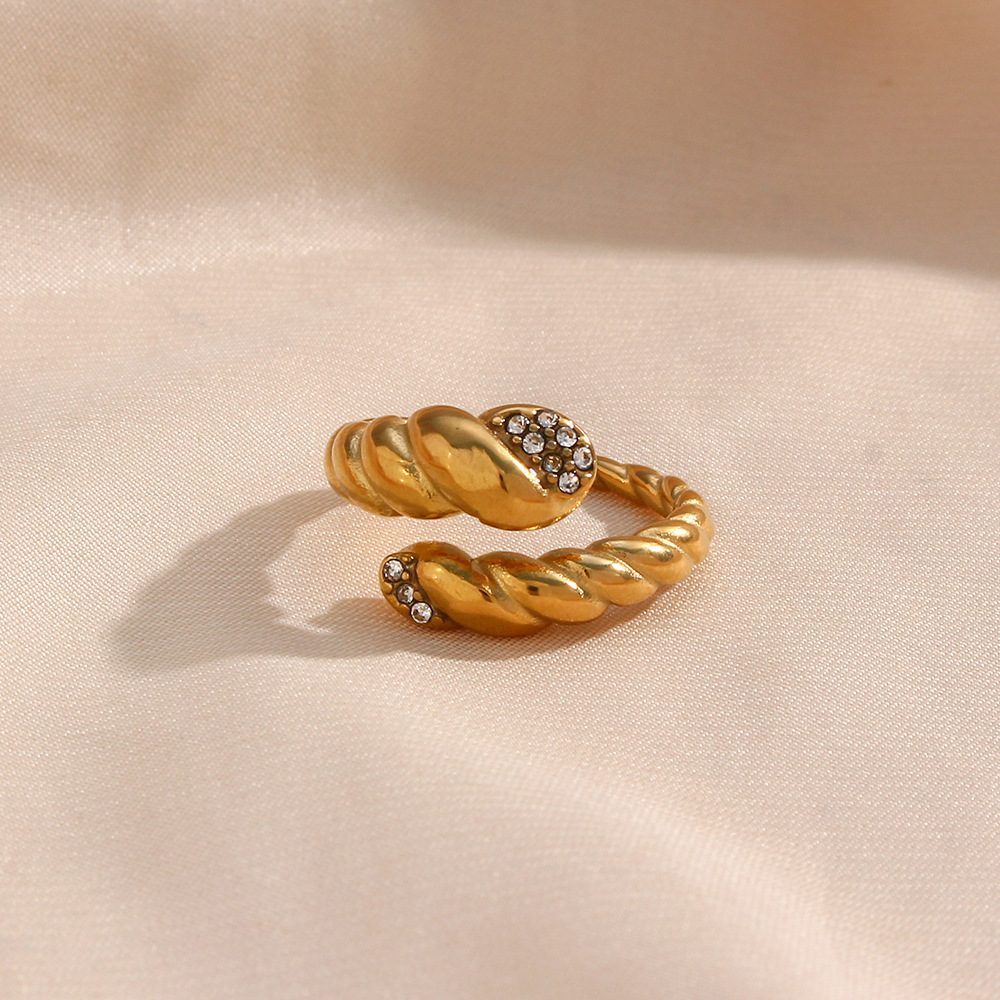Personalized Stainless Steel Ornament Trendy Fashion Ring 3