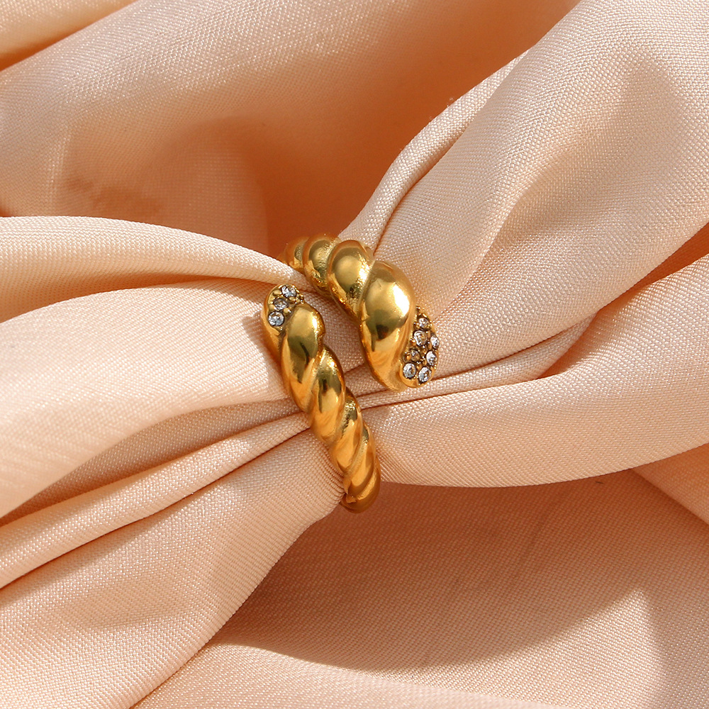Personalized Stainless Steel Ornament Trendy Fashion Ring 5