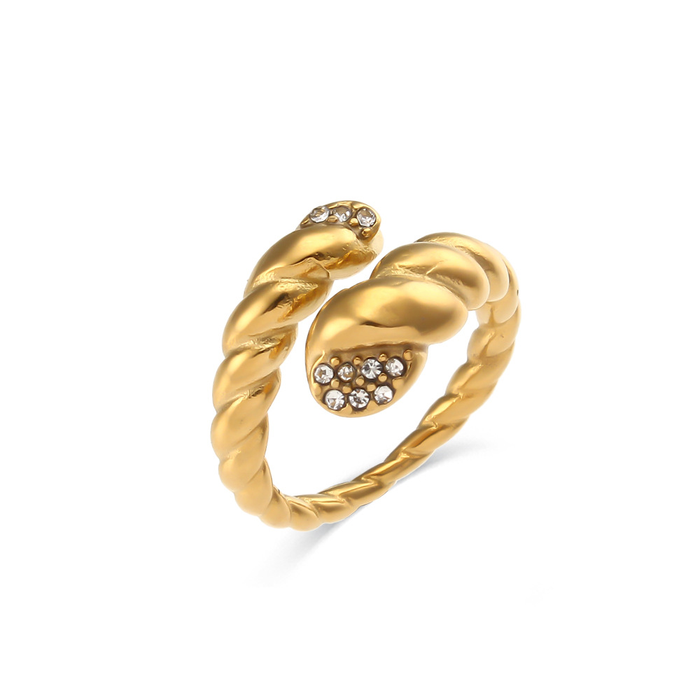 Personalized Stainless Steel Ornament Trendy Fashion Ring 1
