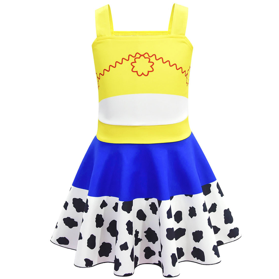 Children's Cartoon Printed Camisole Dress 3