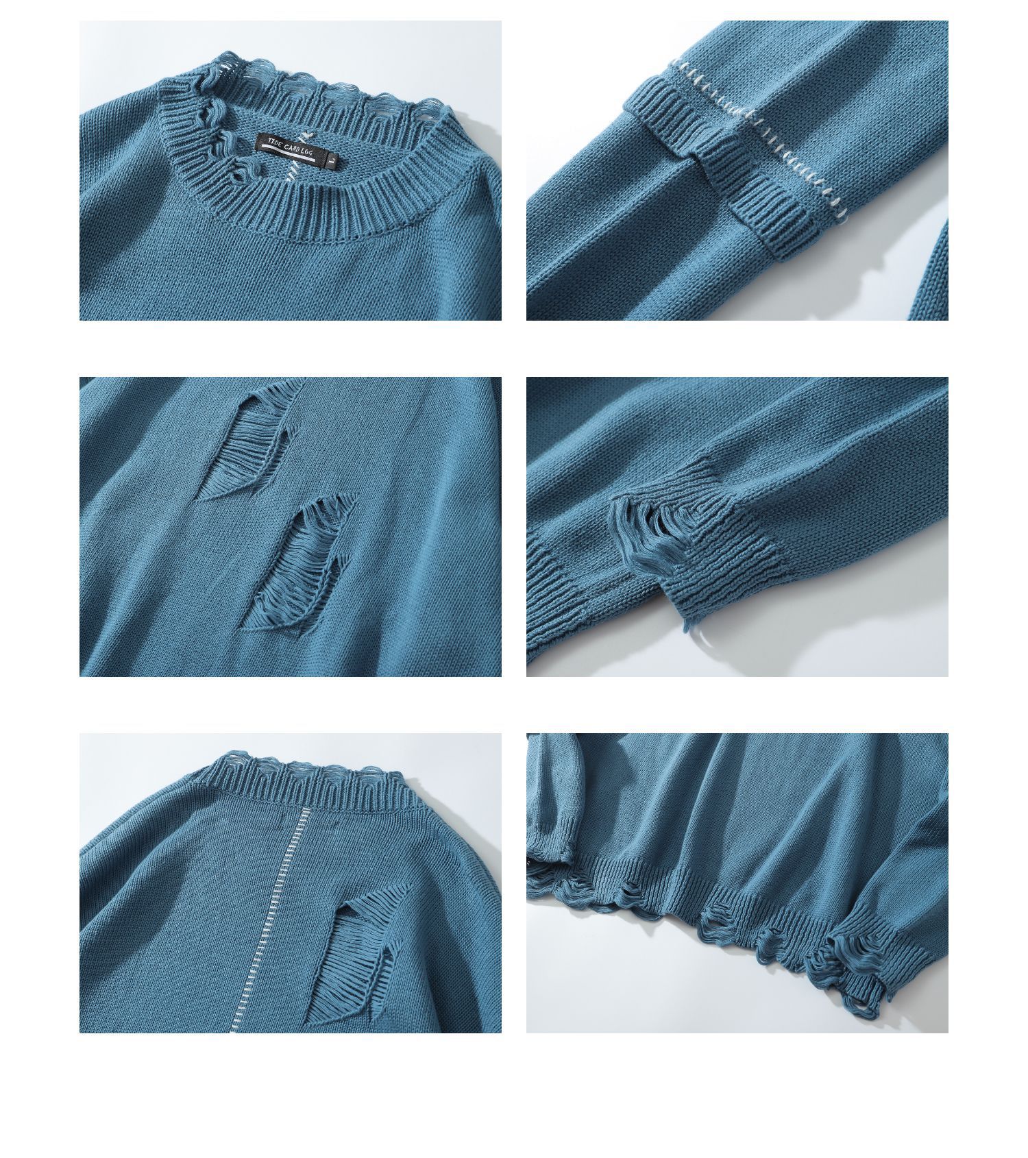 Crew Neck Pullover Sweater 3