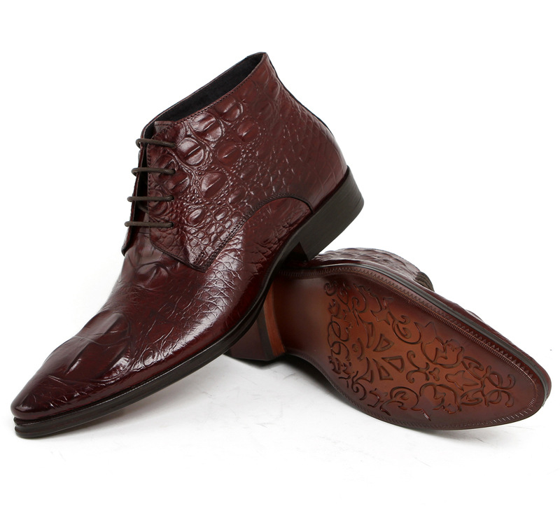 High-top Alligator Leather Doc Martens Collection