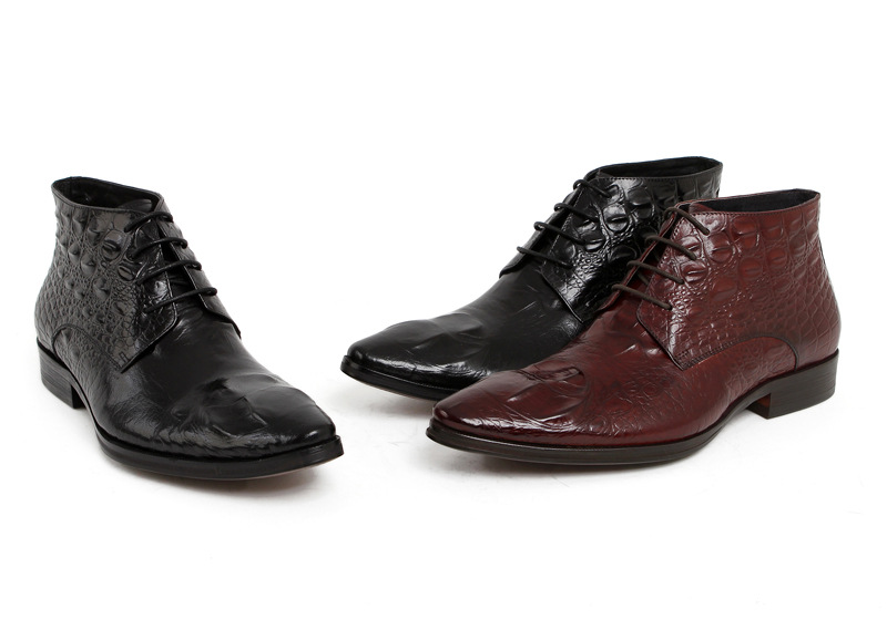 High-top Alligator Leather Doc Martens Color Options