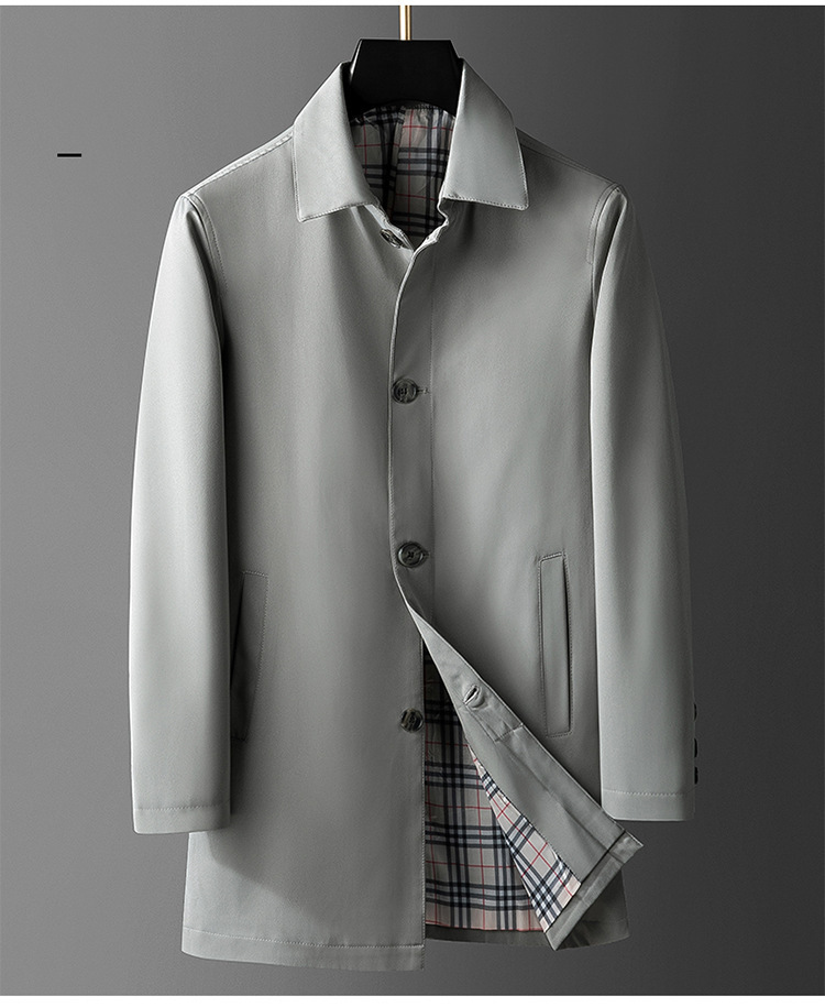 Men's Trench Coat Image 6