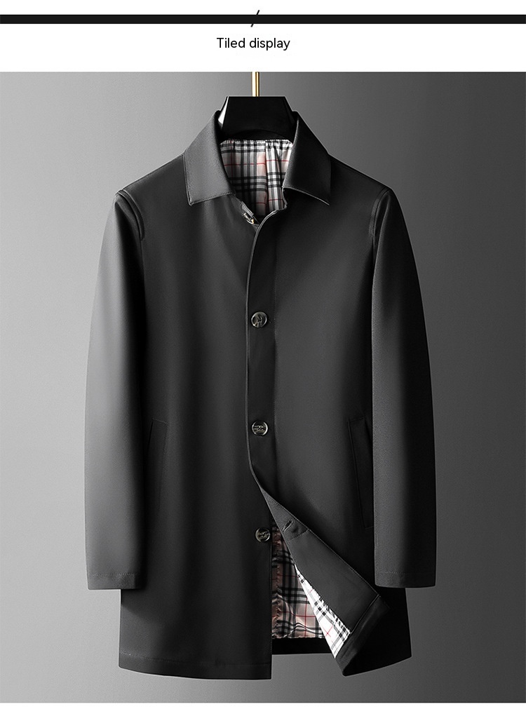Men's Trench Coat Image 2