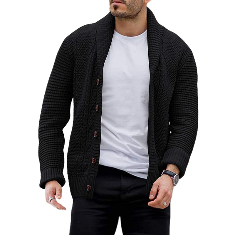 Men's Cardigan Sweater Image 3