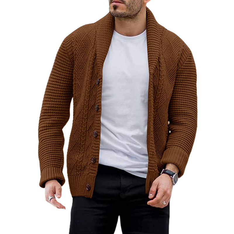 Men's Cardigan Sweater Image 5