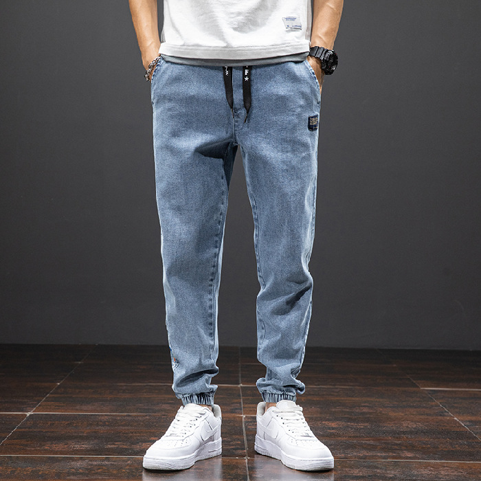 Men's Cropped Oversized Slimming Jeans in Different Colors