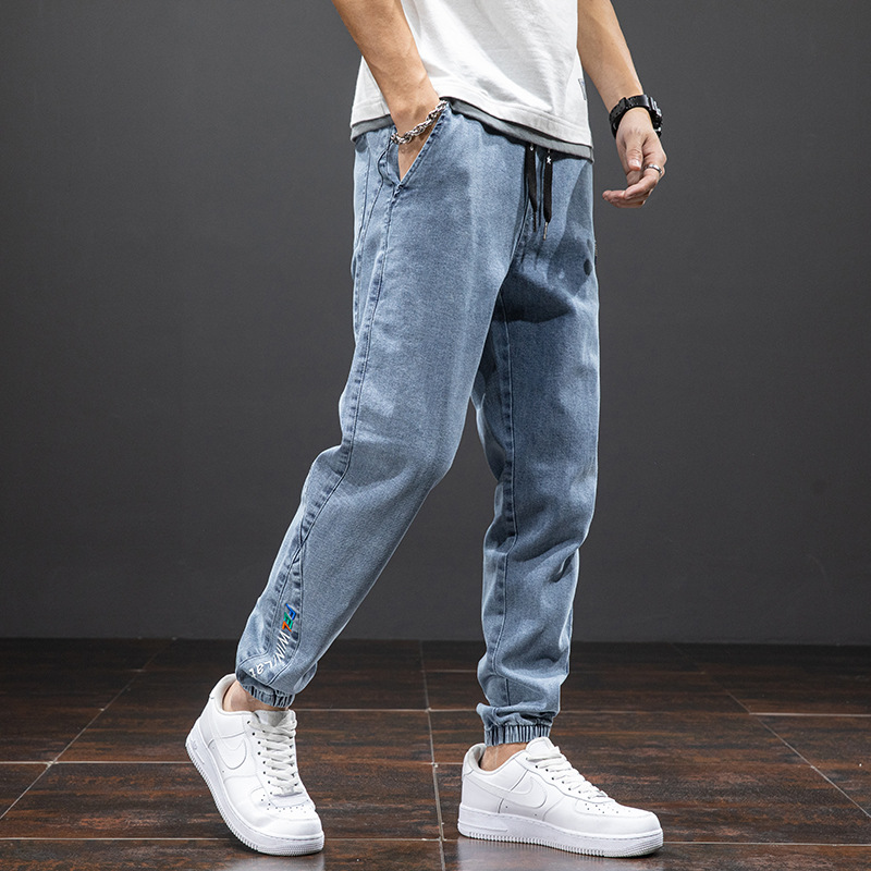 Men's Cropped Oversized Slimming Jeans Lifestyle