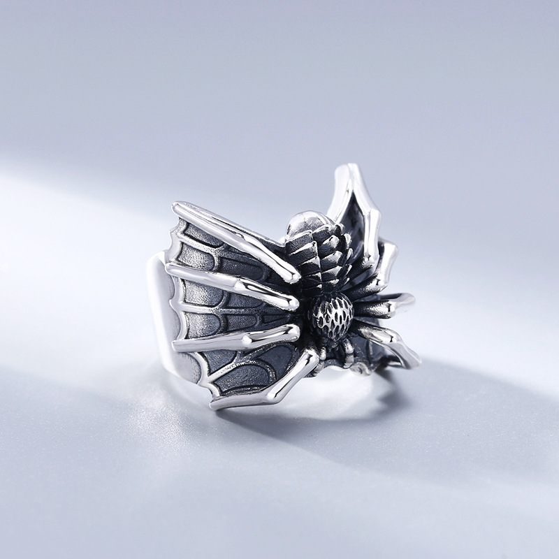 Sterling Silver Men's Spider Ring Image 5