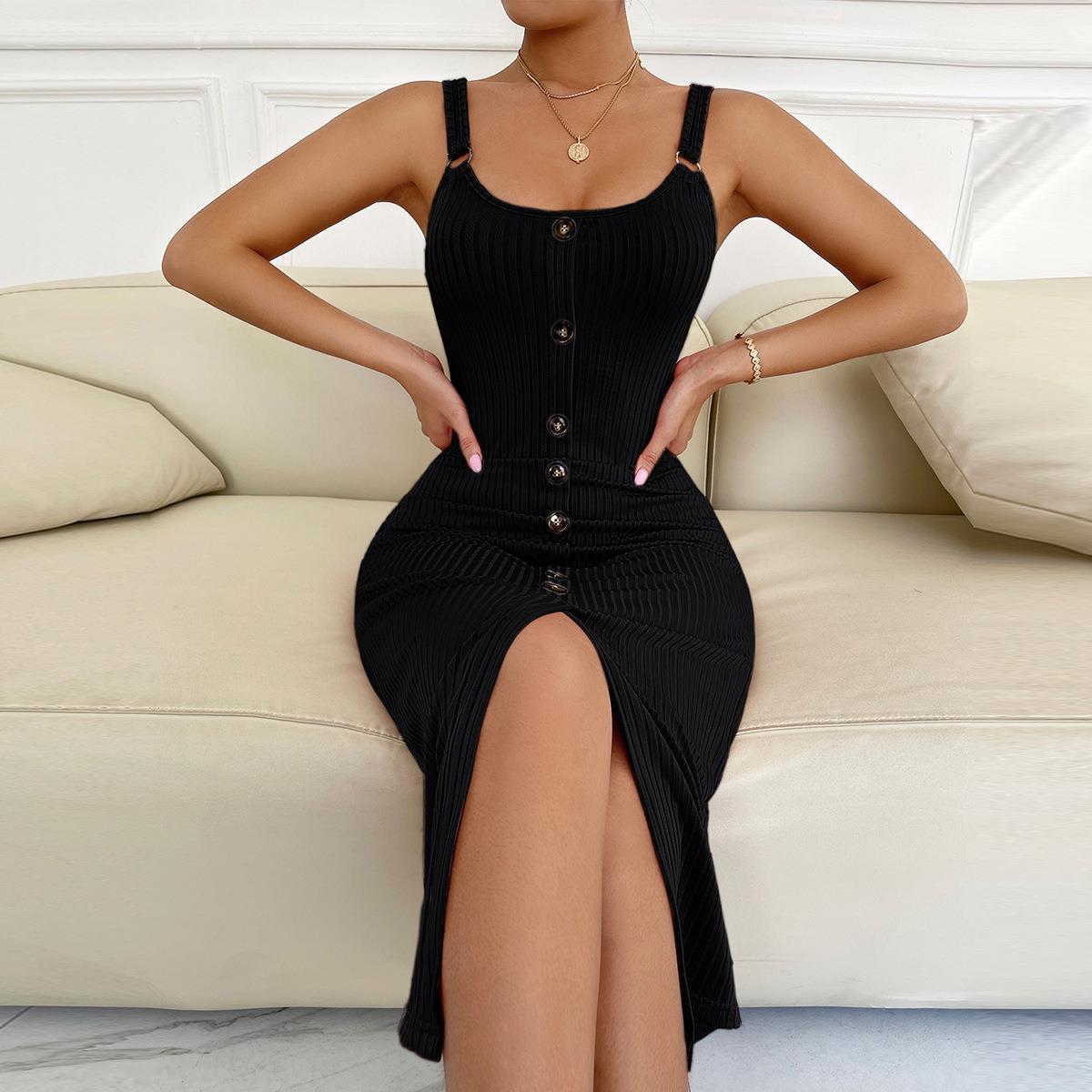 Trendy dress with suspenders