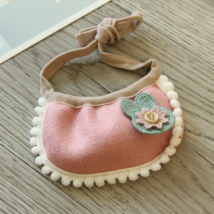 Hand-woven Bib Cat And Dog Bib - 2