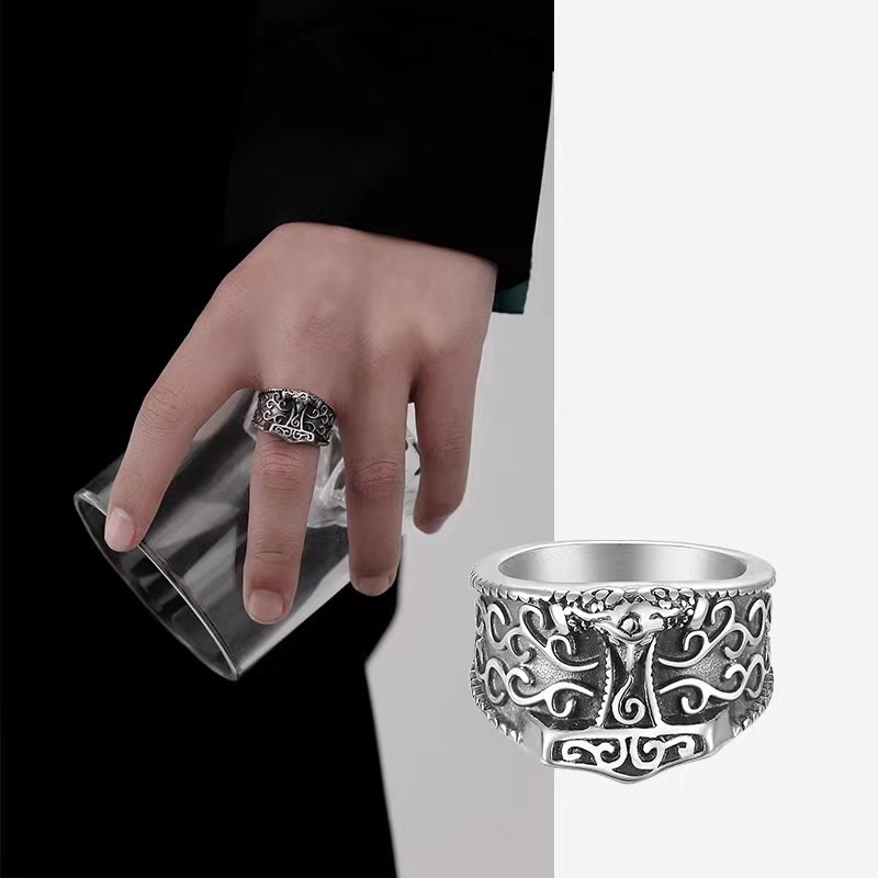 Close-up of the crow design