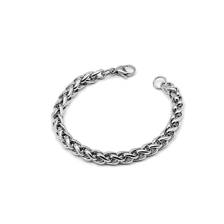 Domineering Men's Hip Hop Titanium Steel Bracelet 5