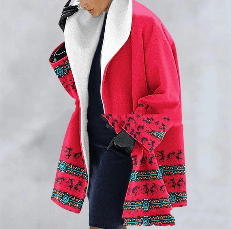 Thick Woolen Coat Image 2