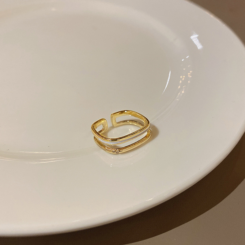 Women's Double Layer Ring 4